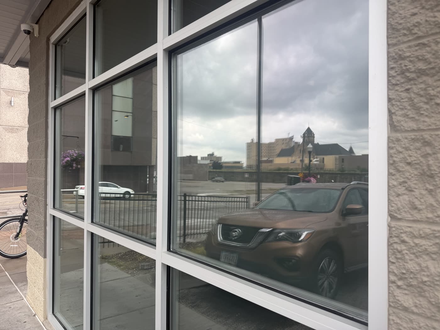 Commercial window cleaning downtown Quad Cities
