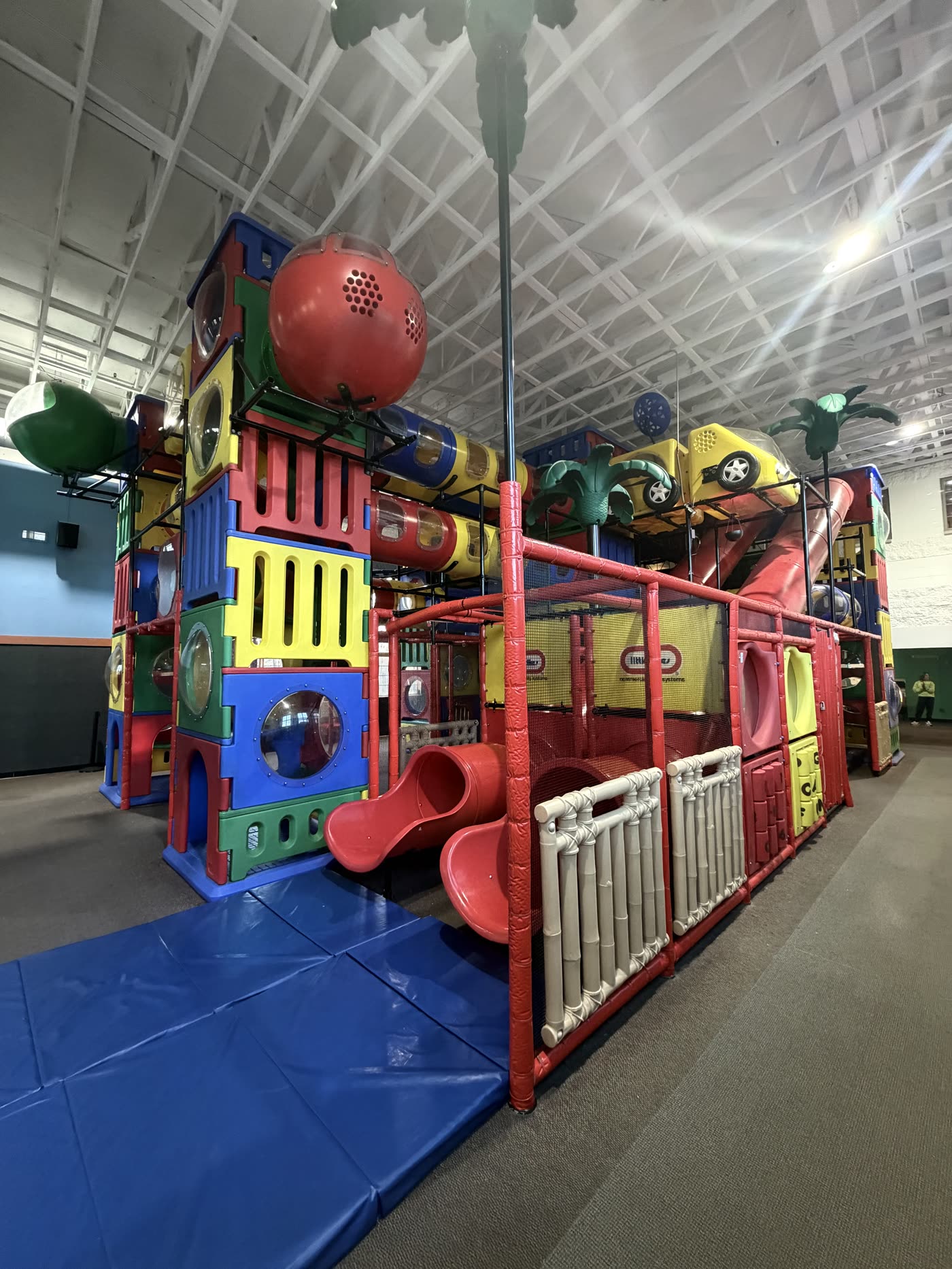 Happy Joe's play structure cleaning